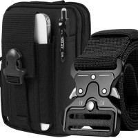 Тактична поясна сумка + ремінь Trizand чорна 